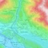 Seeboden am Millstätter See topographic map, elevation, terrain