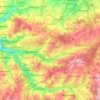 Reichenbach im Vogtland topographic map, elevation, terrain
