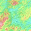 新化县 topographic map, elevation, terrain