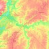 Грязинский район topographic map, elevation, terrain