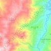 San Juan topographic map, elevation, terrain