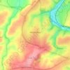 Hébécrevon topographic map, elevation, terrain