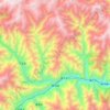 薛城镇 topographic map, elevation, terrain