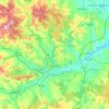 Mistelbach topographic map, elevation, terrain