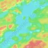 Wabagishik Lake topographic map, elevation, terrain