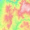 Shahri Buzurg topographic map, elevation, terrain
