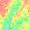 Little Hadham topographic map, elevation, terrain