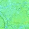 Deurne-Noord topographic map, elevation, terrain