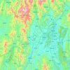 临桂区 topographic map, elevation, terrain