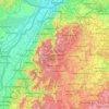 Naturpark Schwarzwald Mitte/Nord topographic map, elevation, terrain