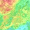 Lazdonas pagasts topographic map, elevation, terrain