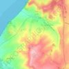 Skale topographic map, elevation, terrain
