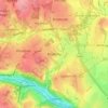 Madeley topographic map, elevation, terrain