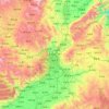太原市 topographic map, elevation, terrain