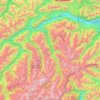Bezirk Imst topographic map, elevation, terrain
