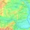 Weinviertel topographic map, elevation, terrain