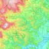 Brend topographic map, elevation, terrain