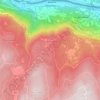 Perucac topographic map, elevation, terrain