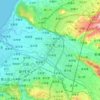 Zhubei City topographic map, elevation, terrain