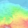 Kubutambahan topographic map, elevation, terrain