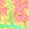 Jefferson County topographic map, elevation, terrain