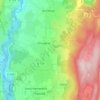 Chisséria topographic map, elevation, terrain