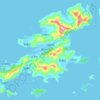 下川岛 topographic map, elevation, terrain