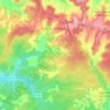 Siorac-de-Ribérac topographic map, elevation, terrain