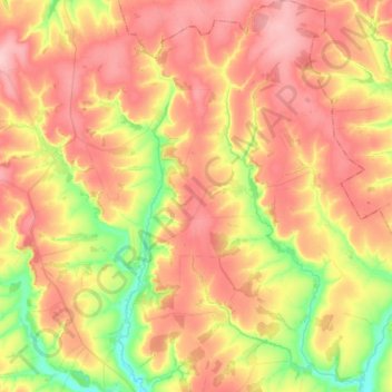 Березкинское сельское поселение topographic map, elevation, terrain