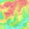 Repeses topographic map, elevation, terrain