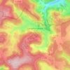 Langenschiltach topographic map, elevation, terrain