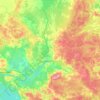 Шекснинский район topographic map, elevation, terrain