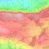 Hüpstedt topographic map, elevation, terrain