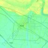 绿洲街道 topographic map, elevation, terrain