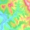 Лосинец topographic map, elevation, terrain