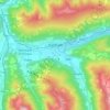 Radstadt topographic map, elevation, terrain
