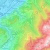 Revel topographic map, elevation, terrain