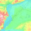 Приволжский район topographic map, elevation, terrain