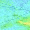 Oudenburg topographic map, elevation, terrain