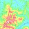 Poggio San Marcello topographic map, elevation, terrain