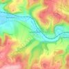 Leutersdorf topographic map, elevation, terrain