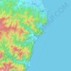 Nan'ao topographic map, elevation, terrain