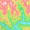 Mühlbach - Rio di Pusteria topographic map, elevation, terrain