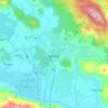 Nikšić topographic map, elevation, terrain