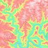Cotiporã topographic map, elevation, terrain