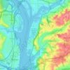 Ward 8 topographic map, elevation, terrain