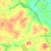 Hutton Henry topographic map, elevation, terrain