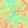 Buckhorn Lake topographic map, elevation, terrain