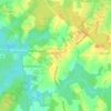 La Chaux-en-Bresse topographic map, elevation, terrain