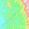 Bariq topographic map, elevation, terrain
